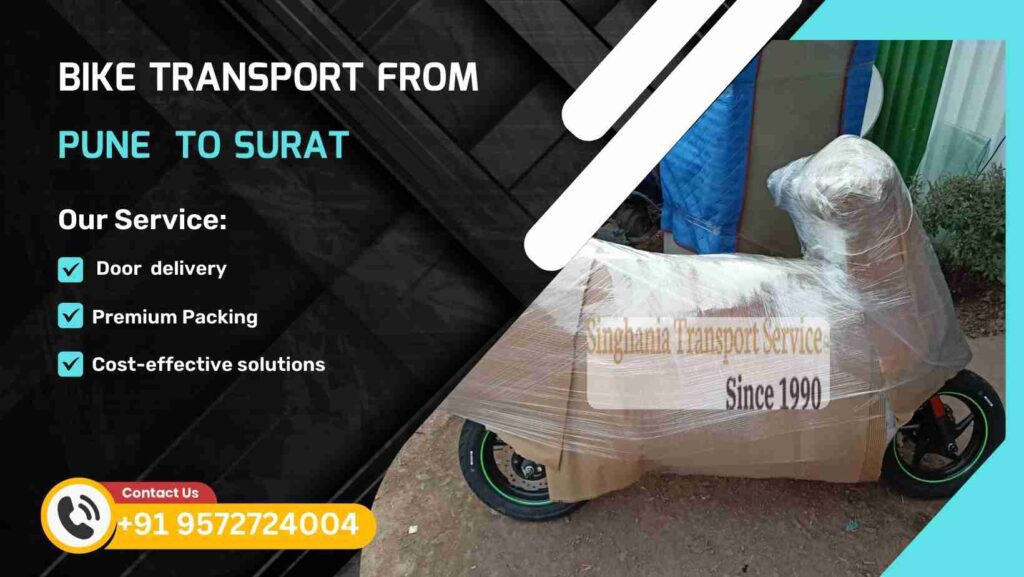 bike transport service from pune to surat