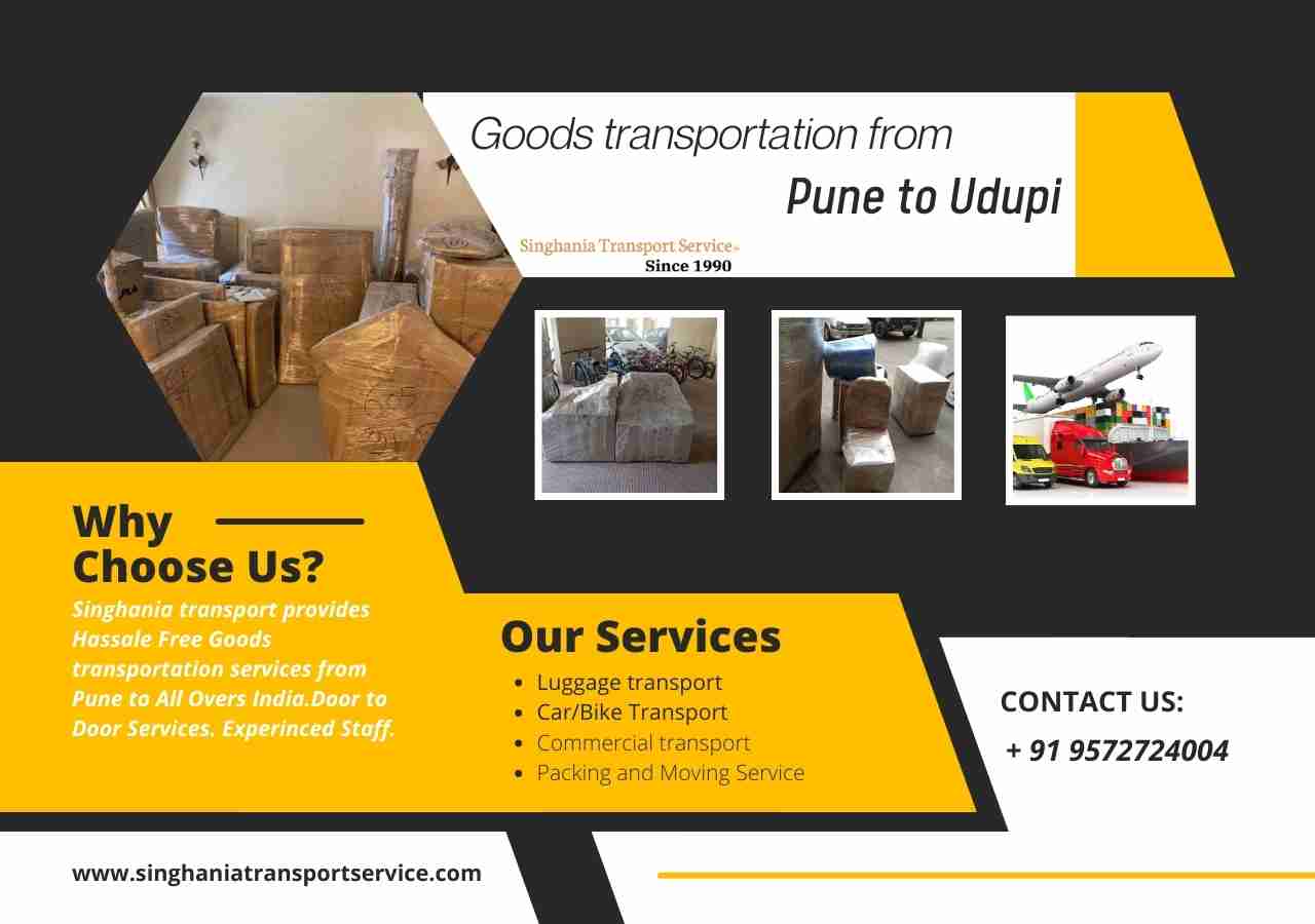 Goods transport and logistics planning from Pune to Udupi