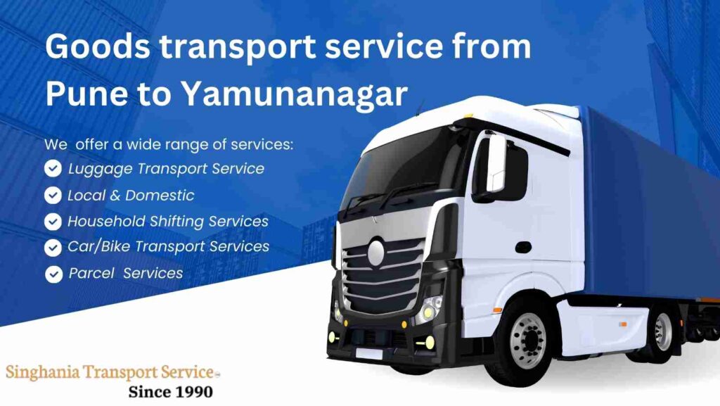 goods transport service from pune to yamunanagar